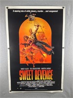Vintage 1980s Sweet Revenge Movie Poster