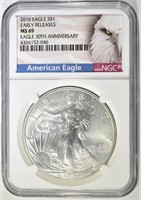 2016 ASE 30TH ANNIVERSARY ER NGC MS 69