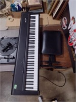 Roland FP Digital Piano FP-1 Keyboard w/ Stool