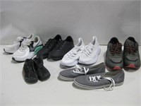 Six Assorted Pair Of Shoes Largest Sz 11 Pre-Owned