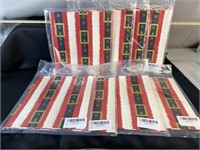 8 Packages of 24''x6' Santa's Belt Wrapping Paper