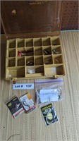 TACKLE BOX AND FLY FISHING LURES AND MORE