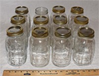 LOT - 12 QT CANNING JARS