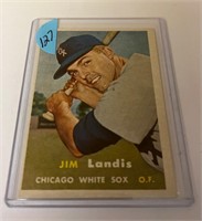 1957 Topps Jim Landis #375