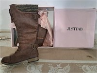 Ladies new Justfab Athena boots size 6