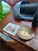 Vtg. Titanic Adv. Pin, Vtg. Stamps