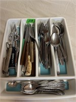 Flatware in tray- see pictures