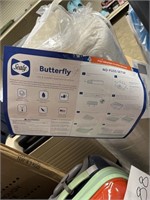 Sealy butterfly crib & toddler mattress