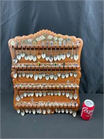 Collection of Collectible Spoons w Display Lot 2