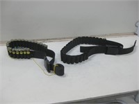Two Ammo Belts W/Shot Gun Shells Pictured