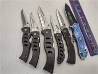 Lot of Various Pocket Knives