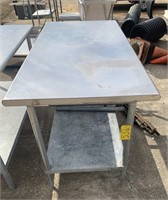 Stainless Steel Table 60" x 30" x 36"