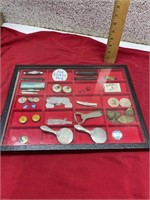 Display Case of Advertising Items