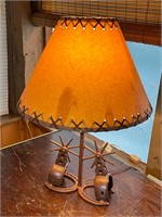 Western Cowboy Spurs / Horseshoes Lamp