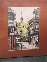 New Orleans Print with Mat