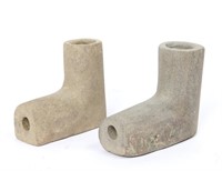 Pair of Native American Stone Pipes