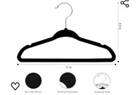 Baby Clothes Hangers Infant/Toddler Velvet - 20 Pk