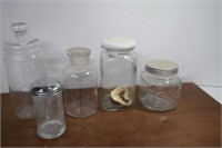 Jars,Decanter & Sugar Dispenser