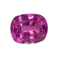 Genuine 12.98ct Cushion Cut Pink Sapphire Gemstone