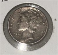 1945 MERCURY DIEM (90% SILVER)