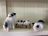 Ceramic Pig Figures