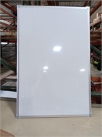 Aluminum frame white board. 36x24