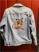 Looney toons That’s All Folks Jean Jacket large