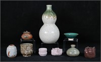 9 Pieces Japanese Pottery
