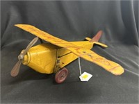 NonPareil "Wings" Tin Wind-Up Airplane