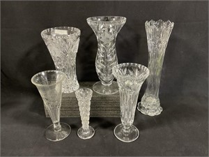 Various EAPG Vases, Various Sizes
