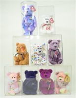 TY Collector Bears in Protective Cases