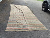 VERY LARGE PIECE OF ANTIQUE FABRIC - RUG?