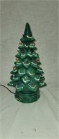 Vintage Ceramic Lighted Christmas Tree