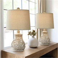 A(9 x 10 x 18.5 Inch)  Oneach Retro Table Lamps 18