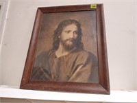 Antique Jesus portrait
framed print