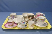 8 Vintage Demi Tasse Cup & Saucer Sets