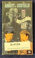 VHS - ABBOTT & COSTELLO - INVISIBLE MAN