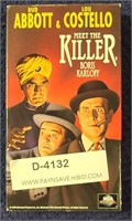 VHS - ABBOTT & COSTELLO - MEET THE KILLER