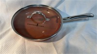 Copper Chef Skillet with Lid.