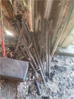 16"  round steel concrete fourm stakes with nail