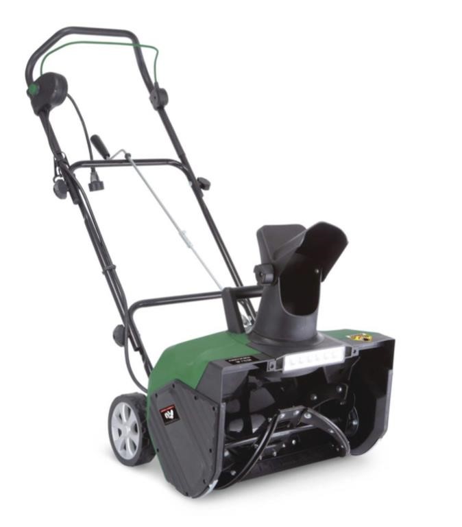 13.5 AMP ELECTRIC SNOWBLOWER 18IN PATH