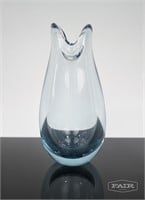 Light Blue Holmegaard Glass Vase