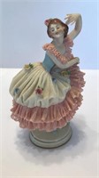 Vintage German Lace Porcelain Doll