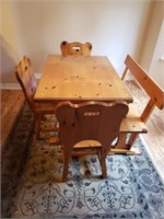 CABIN WOODSY DINING TABLE & CHAIRS **SITE #2**