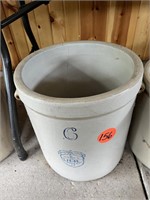 6 Gallon UHL Pottery Crock (Damaged)