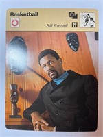 BILL RUSSELL WORLD OF SPORTS JUMBO CARD
