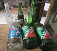 Estate lot of Canada dry bottles