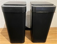 B - LOT OF 2 TOUCHLESS TRASH CANS (M9)