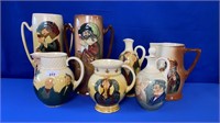 7 ASSORTED ROYAL DOULTON VASES AND JUGS