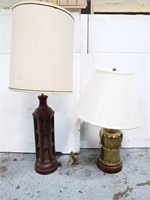 Vintage lamp pair